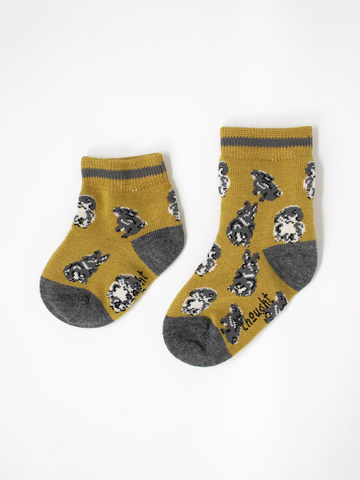 Baby & Me Ennette Bamboo Organic Cotton Rabbit Socks - Thought Clothing UK