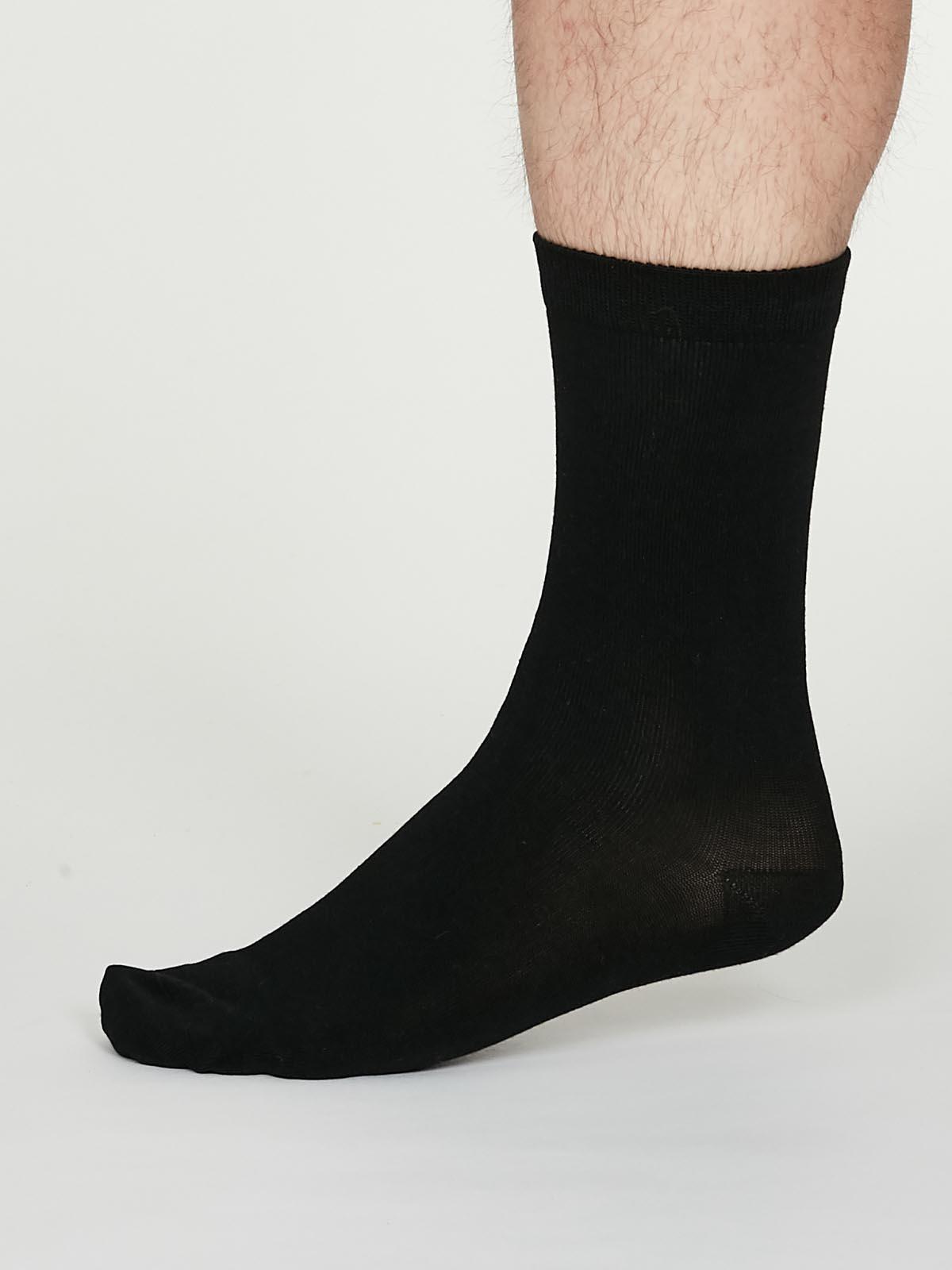 Jimmy Bamboo Organic Cotton Blend Plain Socks - Thought Clothing UK