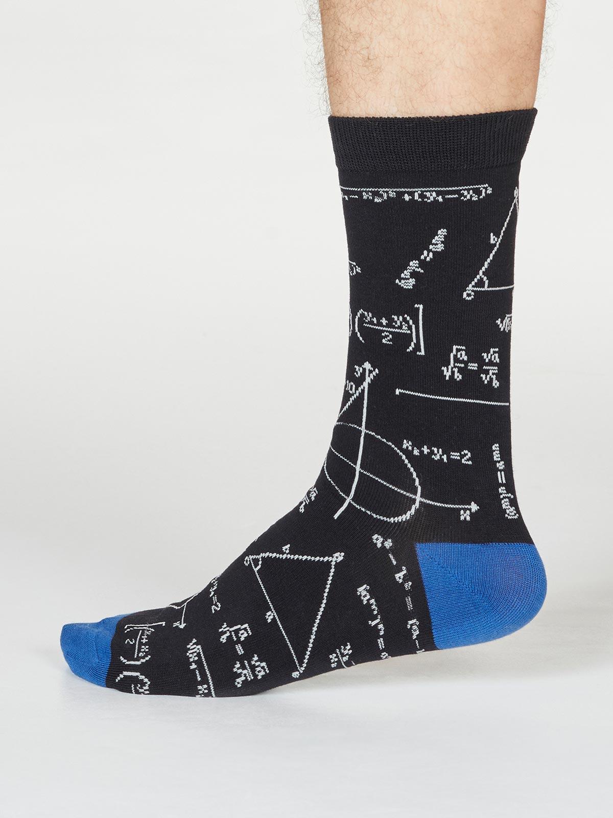 Theron Algebra Socks - Black - Thought Clothing UK