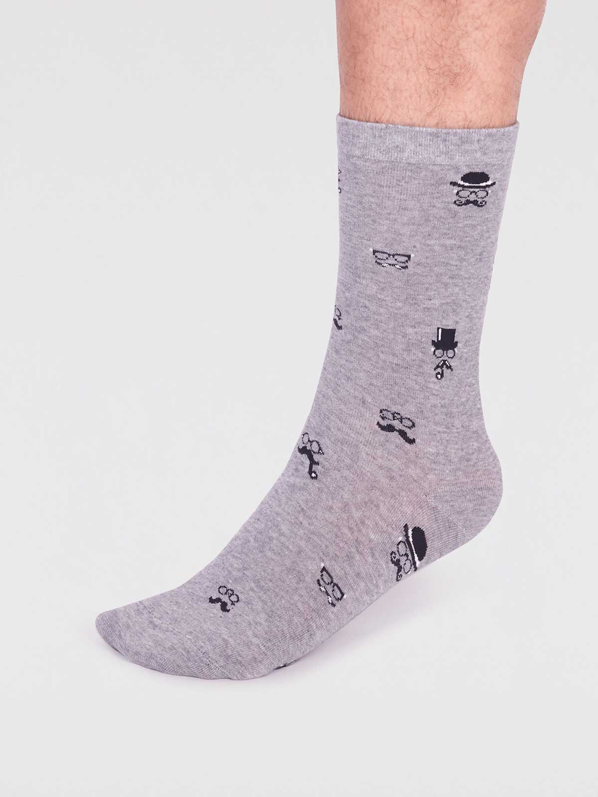 Jett Organic Cotton Smart Socks - Grey Marle