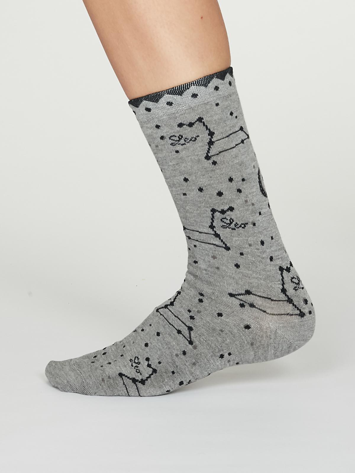 Leo Zodiac Bamboo Organic Cotton Horoscope Star Sign Socks - Thought Clothing UK