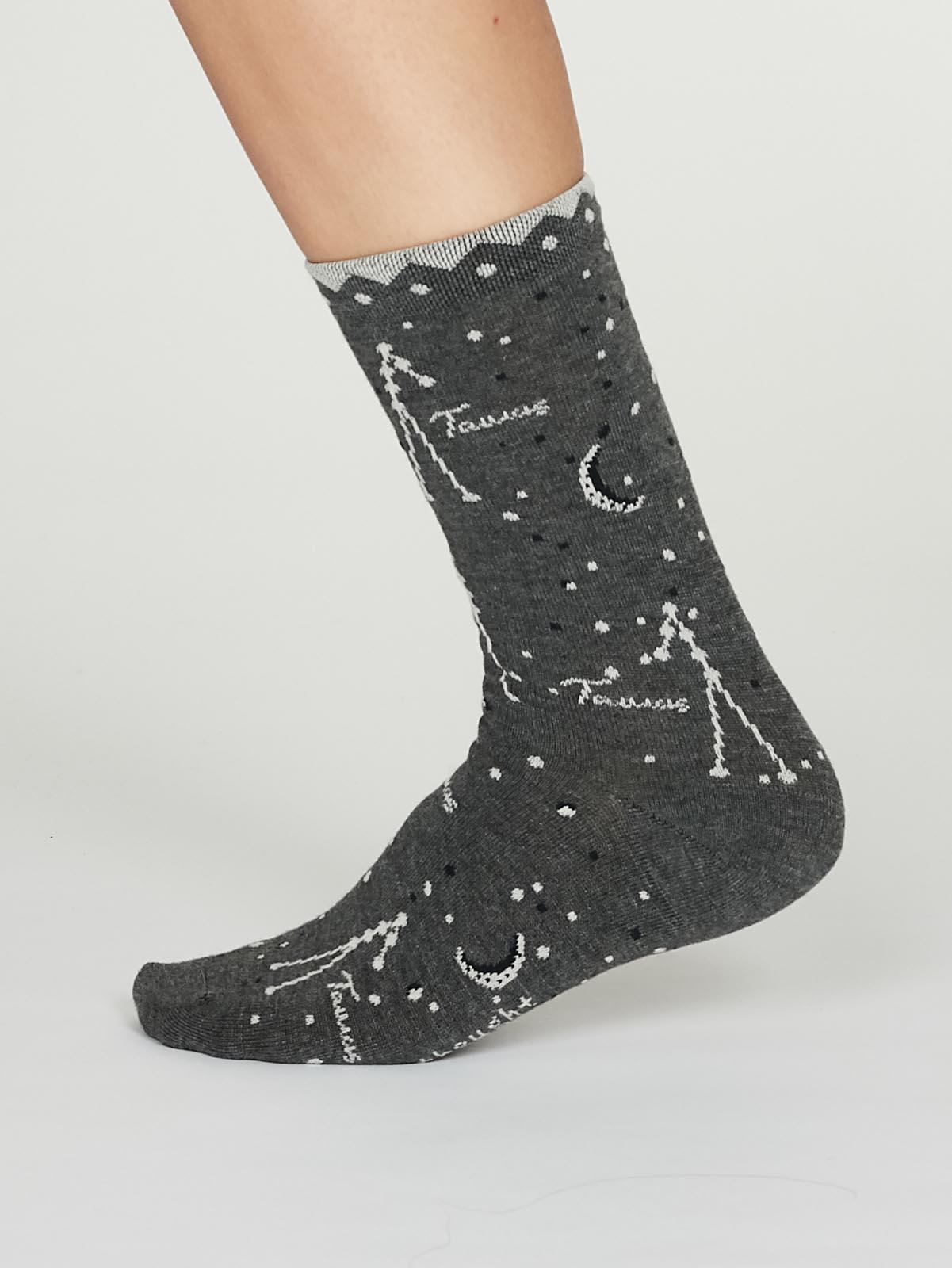 Taurus Zodiac Bamboo Organic Cotton Horoscope Star Sign Socks - Thought Clothing UK