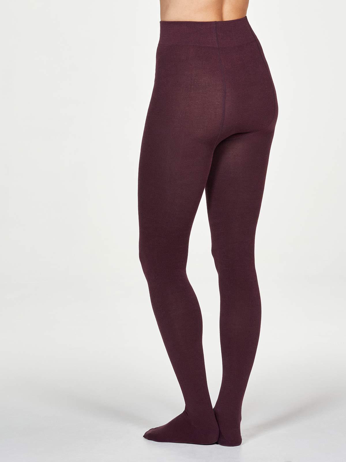 Bamboo Essential Plain Tights - Thought Clothing UK