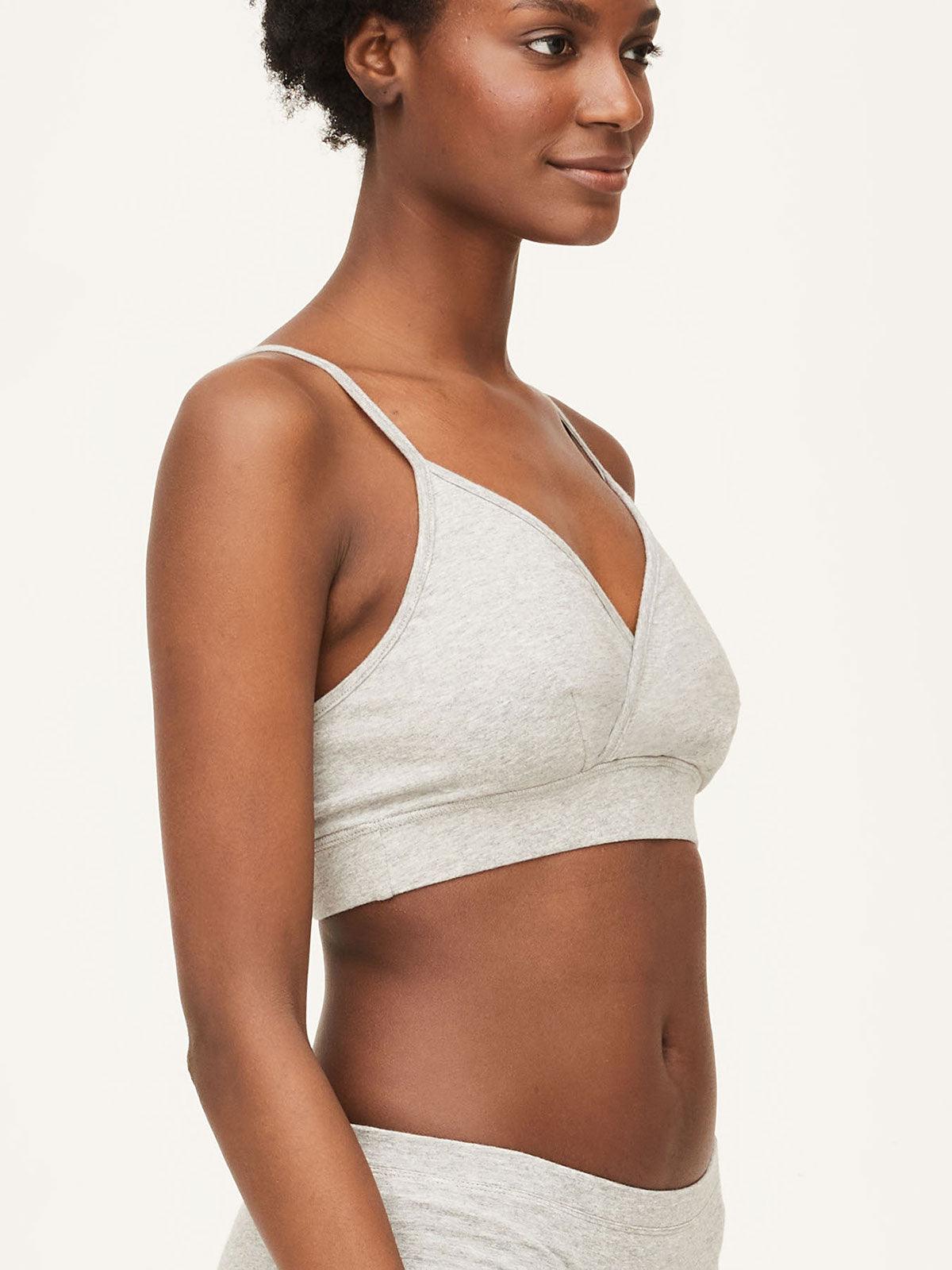 GOTs Organic Cotton Jersey Triangle Bralette - Thought Clothing UK