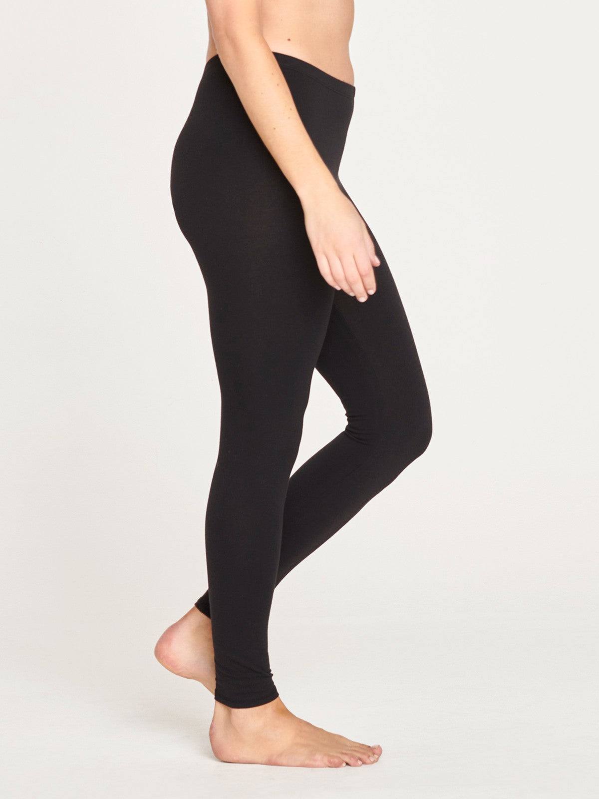 Essential Bamboo Organic Cotton Leggings - Black