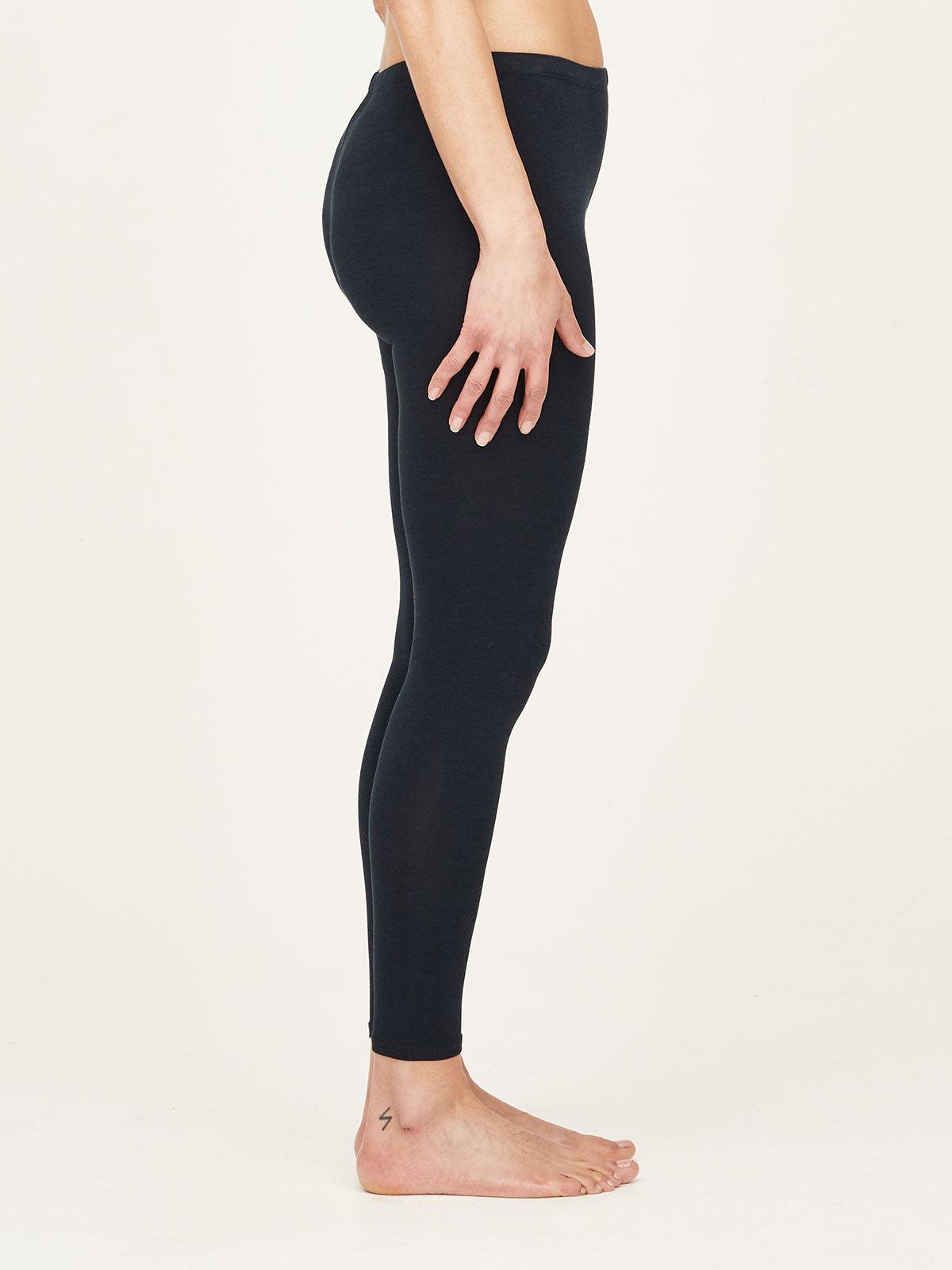 Essential GOTs Organic Cotton Leggings - Navy - Thought Clothing UK