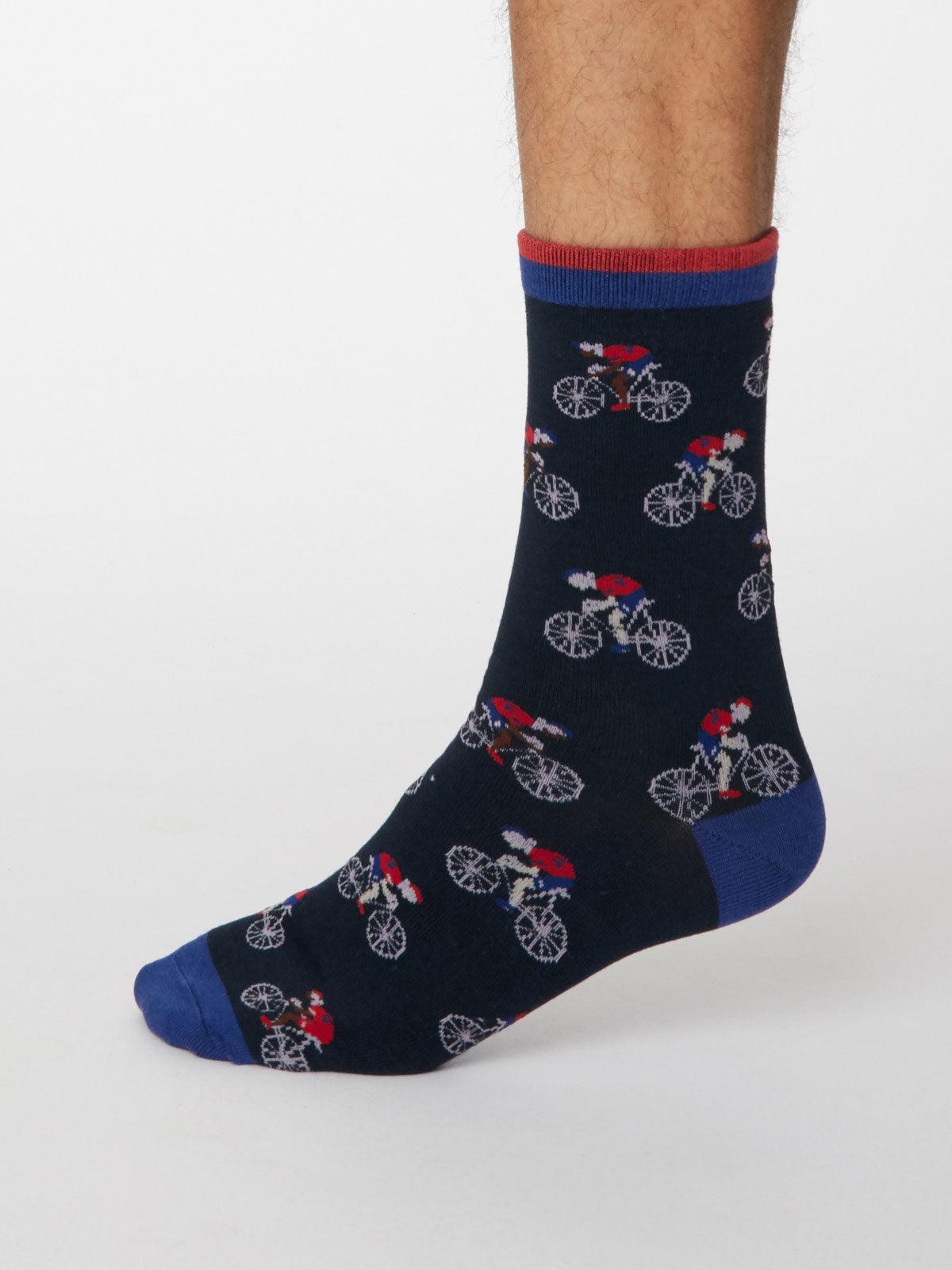 Garra De Bici Socks - Dark Navy - Thought Clothing UK